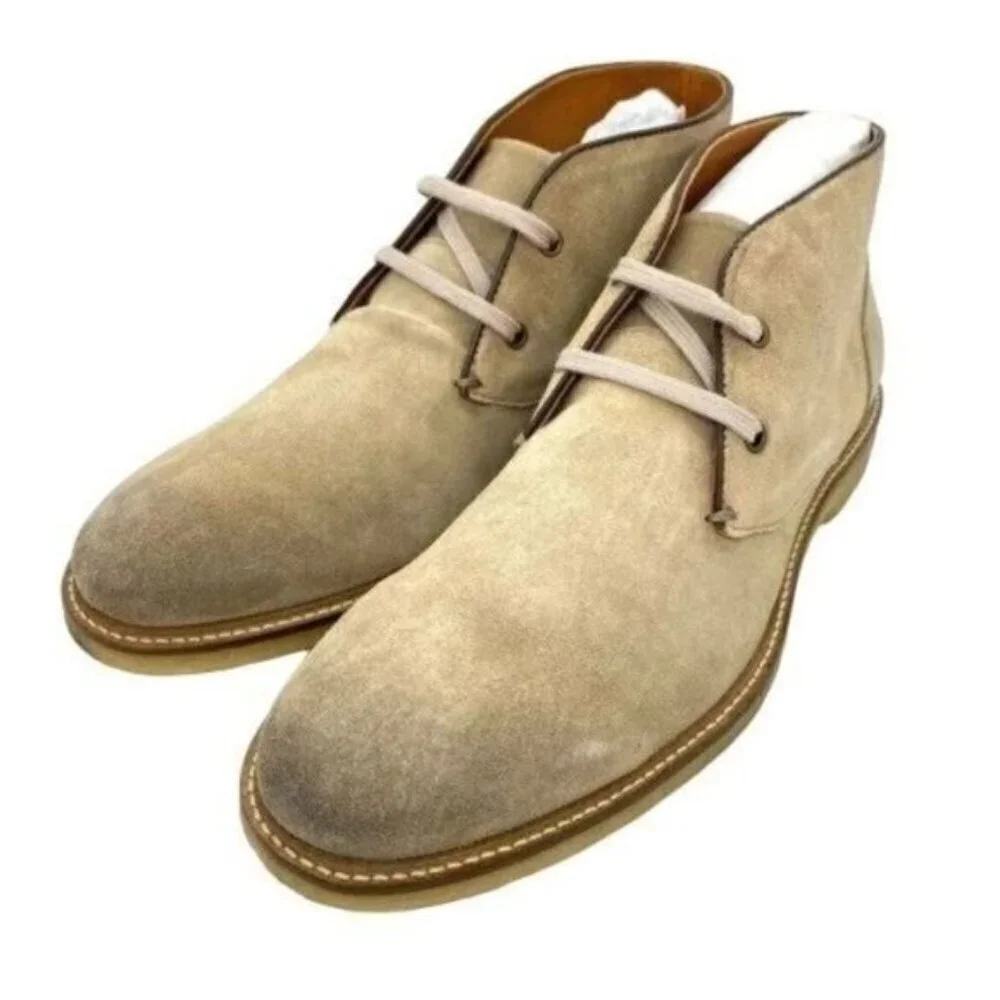 Bloomingdale's Suede Leather Chukka Boots Men's Size 10 New